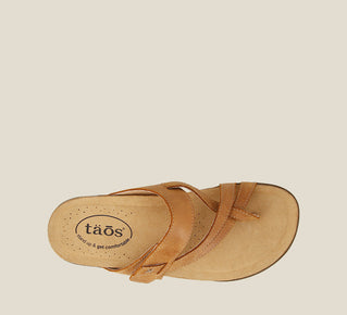 Load image into Gallery viewer, Top image of Perfect Tan Sandals 6
